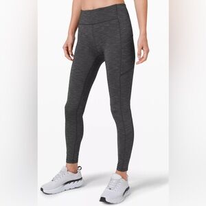 Heathered Graphite Grey Lululemon Leggings